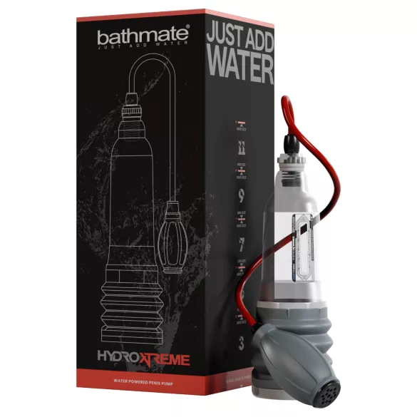 Bathmate HydroXtreme 5 - bomba hidráulica, sem acessórios (transparente)