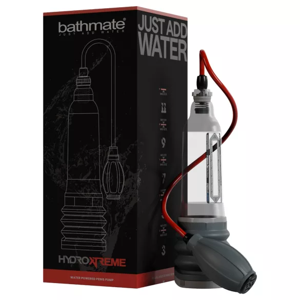 Bathmate HydroXtreme 6 - bomba hidráulica, sem acessórios (transparente)