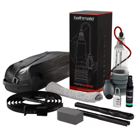 Bathmate HydroXtreme 7 Wide Boy - conjunto de hidrobomba (transparente)