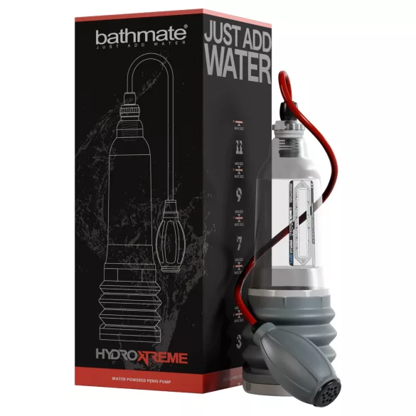 Bathmate HydroXtreme 7 Wide Boy - conjunto de hidrobomba (transparente)