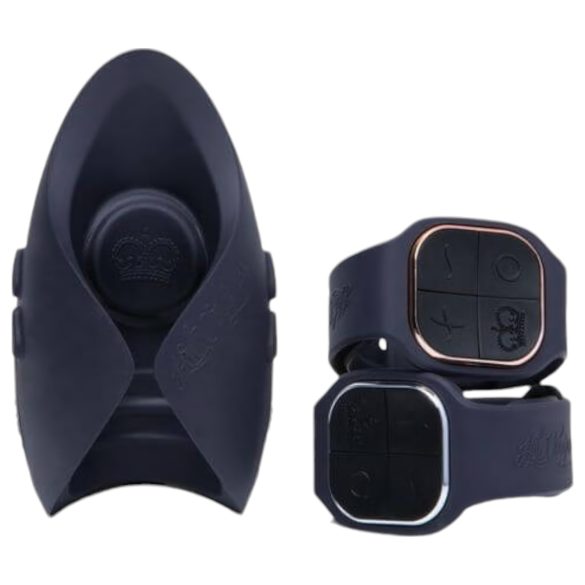 Pulse Duo Lux - vibrador para casal com controle remoto (cinza)