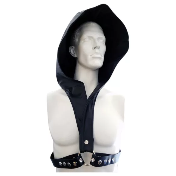 Rouge - arnês corporal com capuz - preto