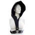 Rouge - arnês corporal com capuz - preto