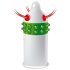Egzo Uncle Bob – Preservativo Texturizado com Espinhos e Tentáculos (1 unidade)
