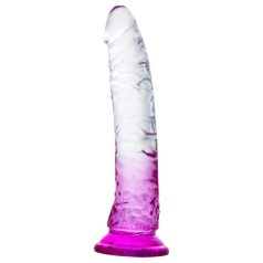 Lonely Lance - dildo com ventosa (roxo-transparente)