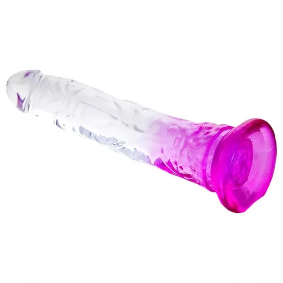Lonely Lance - dildo com ventosa - silicone lilás transparente
