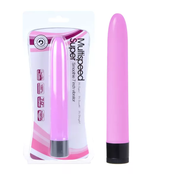 Lonely Multispeed - vibrador em forma de bastão, com velocidade regulável (rosa)