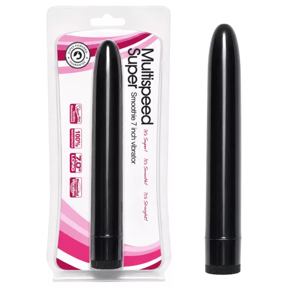 Lonely Multispeed - vibrador tipo varinha (preto)