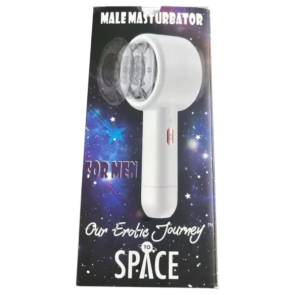 Lonely Space - masturbador masculino automático recarregável - branco