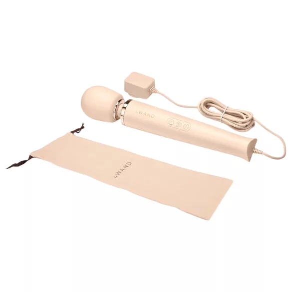 le Wand - vibrador massageador recarregável elétrico - bege