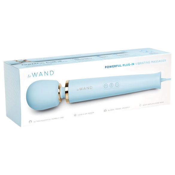 le Wand - exclusivo massageador vibrador com fio (azul)