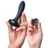 HOT Octopuss PleX com flex - Vibrador Anal Rádio (preto)