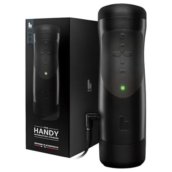 The Handy 1.1 - masturbador VR inteligente (preto)