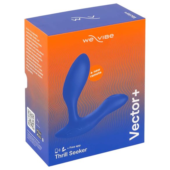 We-Vibe Vector+ - vibrador anal inteligente recarregável (azul)