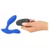 We-Vibe Vector+ - vibrador anal recarregável inteligente - silicone azul