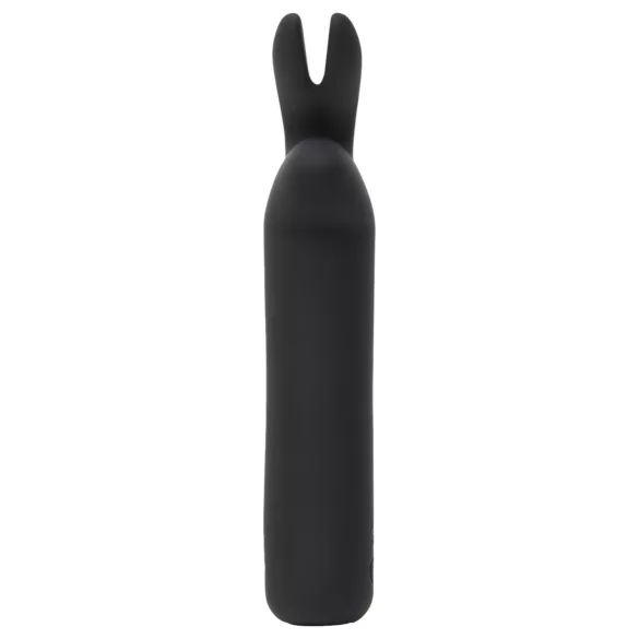Happyrabbit - vibrador bullet recarregável com orelhas de coelho - preto