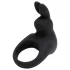 Happyrabbit - anel peniano vibratório recarregável - silicone preto