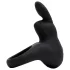 Happyrabbit - anel peniano vibratório recarregável - silicone preto