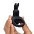 Anel Peniano Vibratório Recarregável Happyrabbit (Preto)