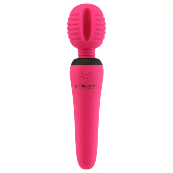 PalmPower - vibrador massageador recarregável - silicone rosa