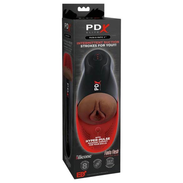 PDX Elite Fuck-O-Matic 2 - Masturbador Recargável com Sucção