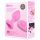 b-vibe heart - vibrador anal rosa com controle remoto recarregável