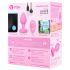 b-vibe heart - vibrador anal rosa com controle remoto recarregável