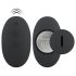 Veludo Preto Double F - vibrador anal strap-on (preto)