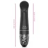 mystim - vibrador eletroestimulador ponto G - recarregável - preto