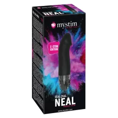   mystim Real Deal Neal - vibrador eletroestimulação recarregável - preto