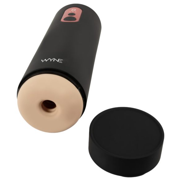 WYNE 08 - Masturbador recarregável com movimento (preto)