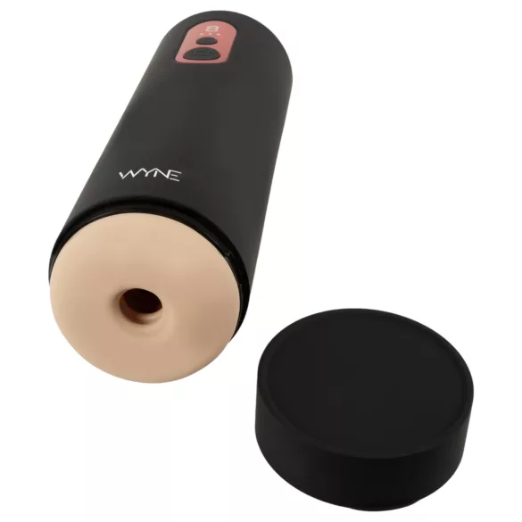 WYNE 08 - masturbador masculino elétrico movimento vertical - preto