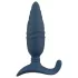 ANOS - vibrador anal com controle remoto - função empurrar - silicone azul