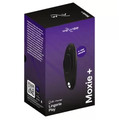   We-Vibe Moxie+ - vibrador de clitóris usável com controlo por app e comando (preto)