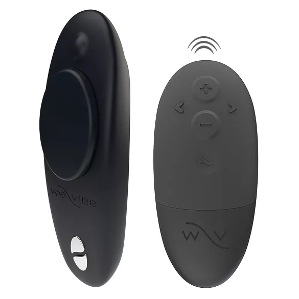 We-Vibe Moxie+ - Vibrador de clitóris com controlo por app e comando remoto (preto)