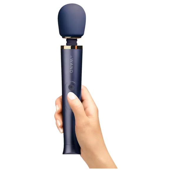 Le Wand Petite - vibrador massageador recarregável - azul