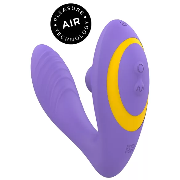 ROMP Reverb - vibrador ponto G e sucção clitóris 2 em 1 - silicone lilás