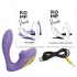 ROMP Reverb - vibrador ponto G e sucção clitóris 2 em 1 - silicone lilás