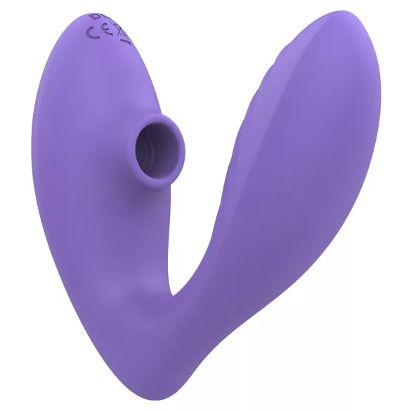 ROMP Reverb - vibrador ponto G e sucção clitóris 2 em 1 - silicone lilás