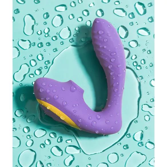 ROMP Reverb - vibrador ponto G e sucção clitóris 2 em 1 - silicone lilás