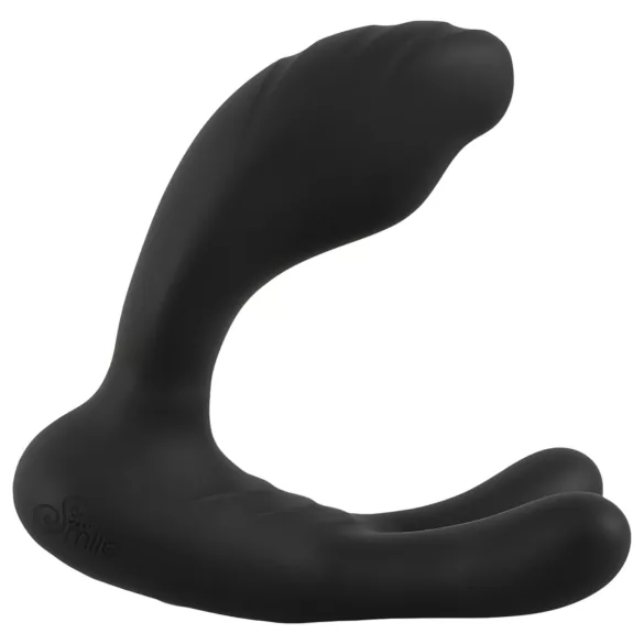 Smile - vibrador ponto G e próstata - controle remoto - silicone preto