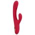 Sorriso - Vibrador com braço de estimulação e língua (vermelho)