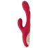 Sorriso - Vibrador com braço de estimulação e língua (vermelho)