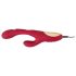 Sorriso - Vibrador com braço de estimulação e língua (vermelho)