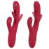 Sorriso - Vibrador com braço de estimulação e língua (vermelho)