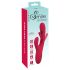 Sorriso - Vibrador com braço de estimulação e língua (vermelho)
