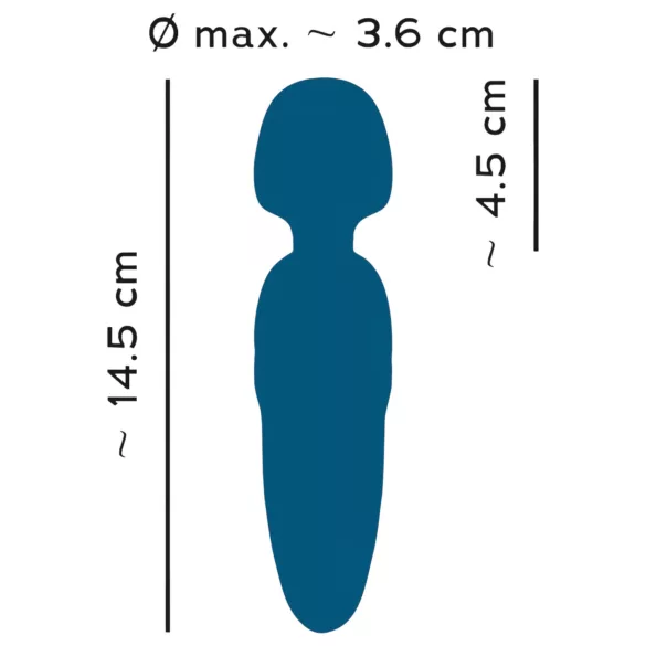You2Toys Petite - vibrador massageador recarregável - azul