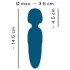 You2Toys Petite - vibrador massageador recarregável - azul