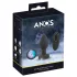 ANOS - plug anal vibratório luminoso - silicone preto