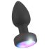 ANOS - plug anal vibratório e luminoso (preto)